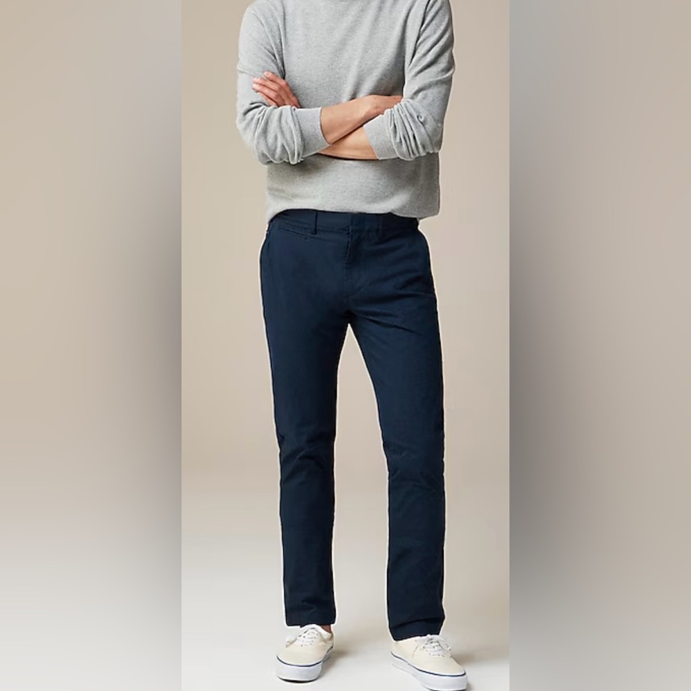 NWT J Crew 484 Slim-fit tech pant in Navy Size 30x32